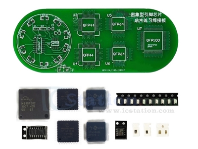 DIY Kits Intensive Pin SMD Soldering Practice Board Water Lamp Analog Circuit Electronic Kits SMT Skill Practice